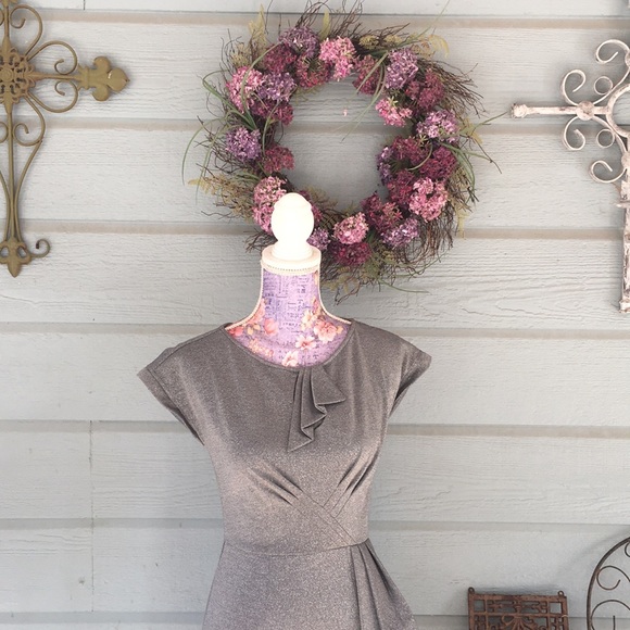 Stop Staring Dress Silver sz S BNWOT - Picture 3 of 17